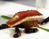 Receta: Salmonetes sobre escalivada de chipirón y caldo de percebes