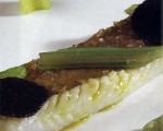 Receta: Gallo gratinado con cardos trufados