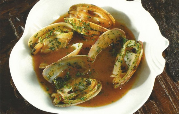 Receta: Almejas a la marinera