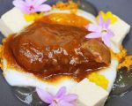 Receta: Castañuela ibérica, coco y yuzu