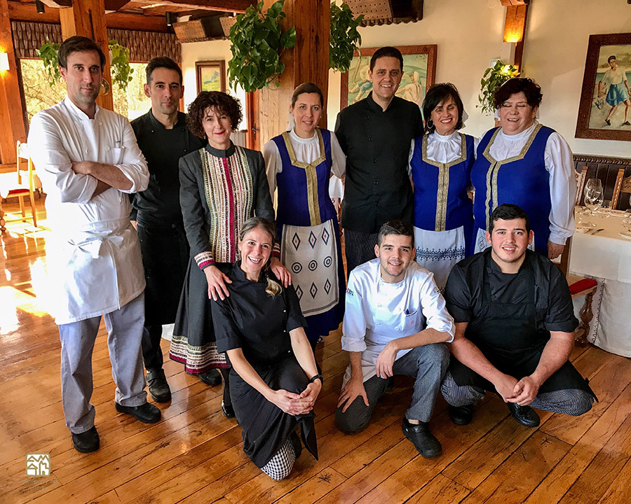 Equipo restaurante Andra Mari Galdakao