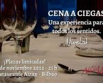 Noticia: Este noviembre cena a ciegas en Aizian en Bilbao