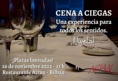 Noticia: Este noviembre cena a ciegas en Aizian en Bilbao