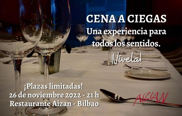 Noticia: Este noviembre cena a ciegas en Aizian en Bilbao